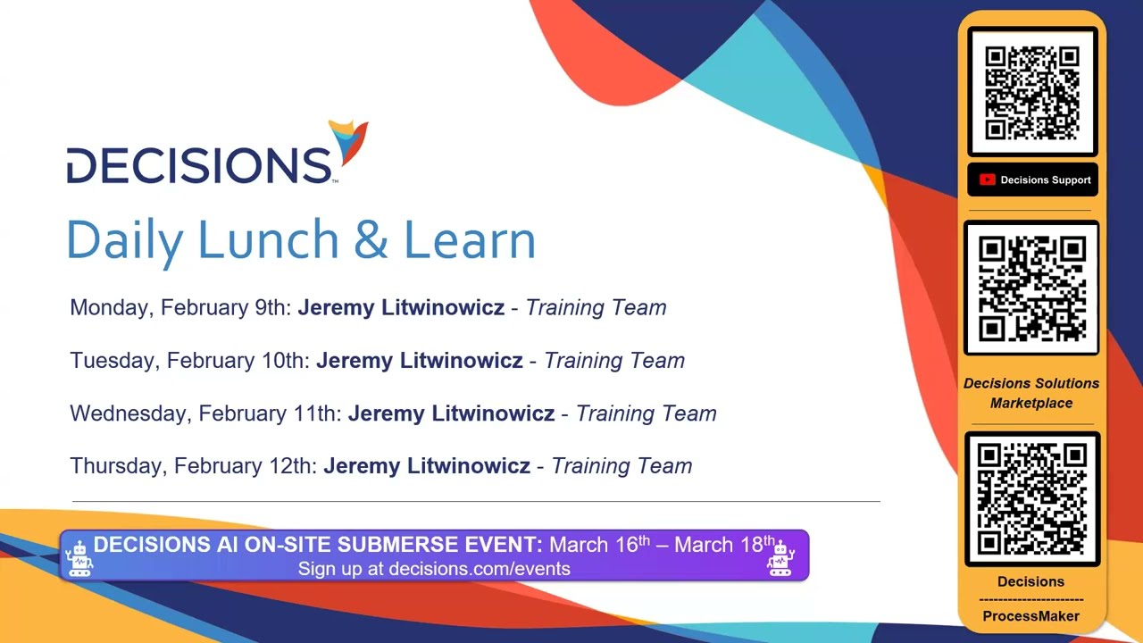 Decisions Q&A- Lunch and Learn 2/11/2026