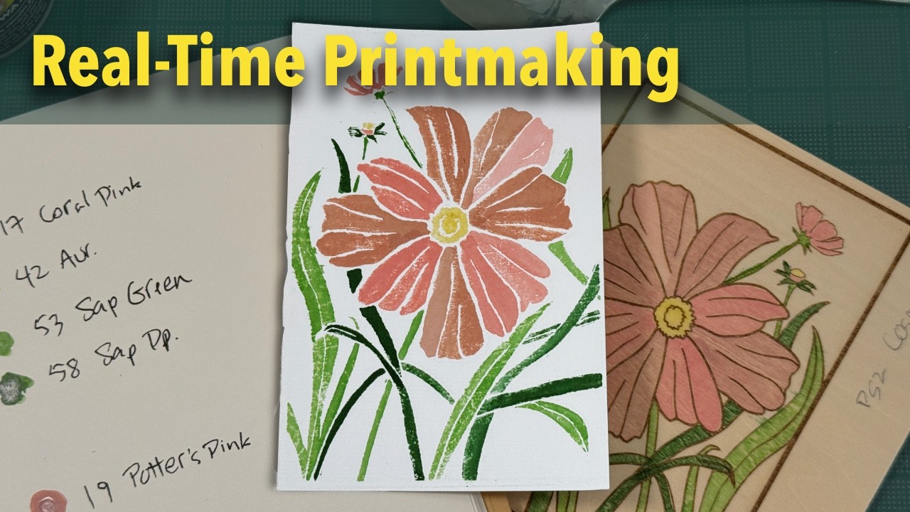 Watercolor On Wood Block | Provincetown Print Technique