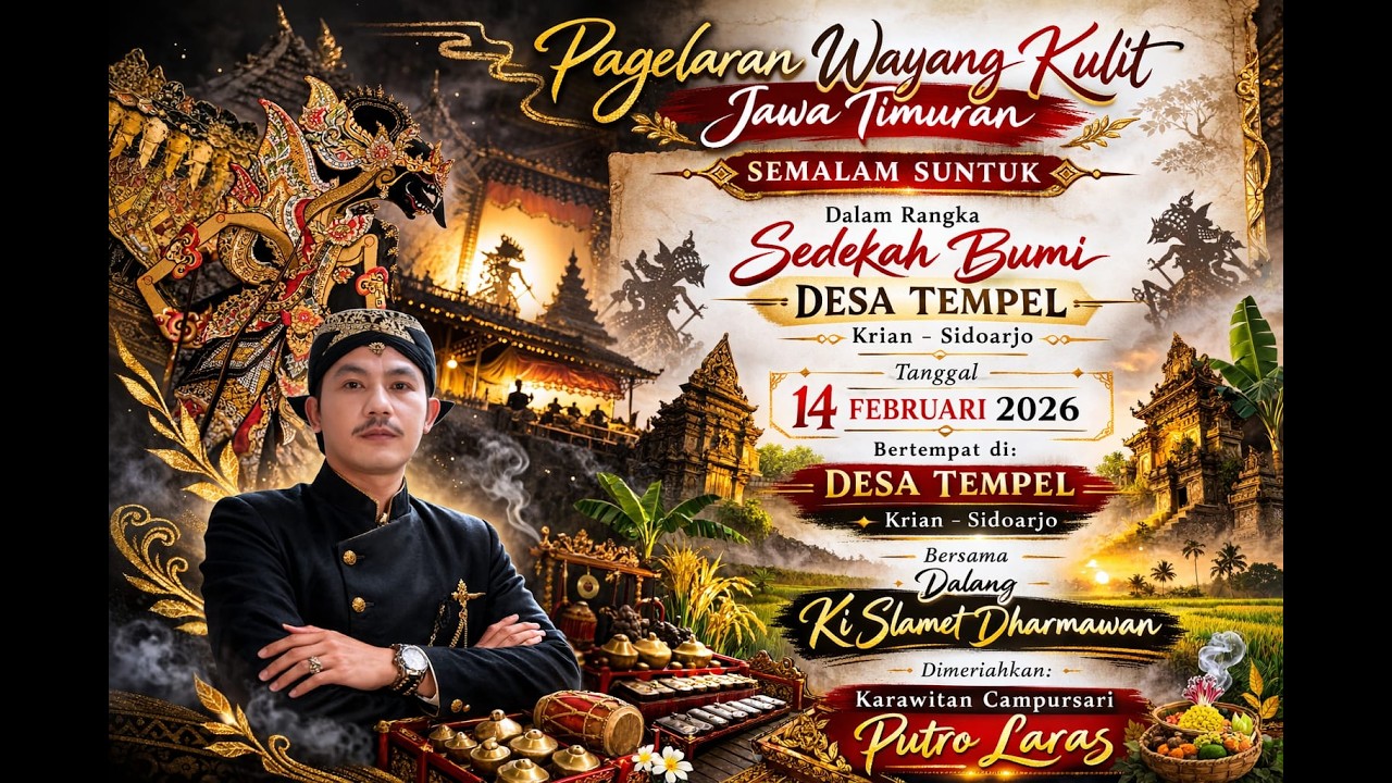 LIVE PAGELARAN WAYANG KULIT KI  DALANG SLAMET DHARMAWAN || LAKON JAGAL BILOWO