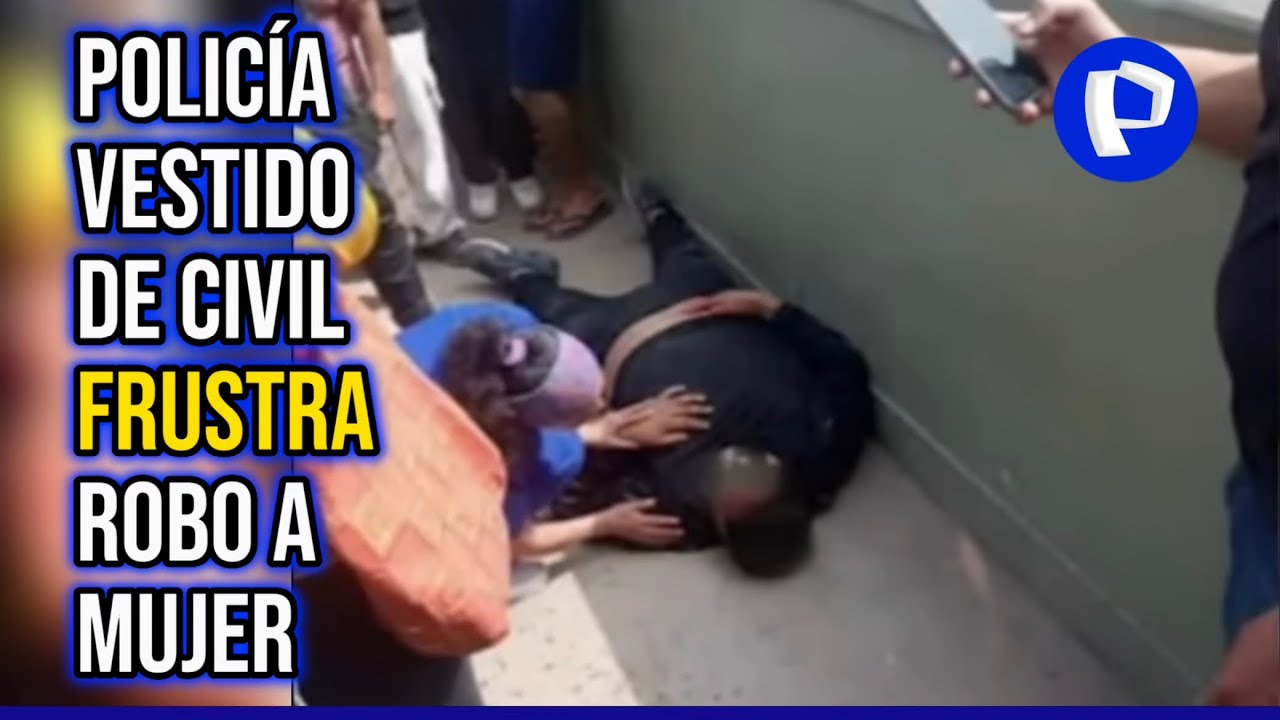 Villa María del Triunfo: policía de civil frustra asalto a mujer