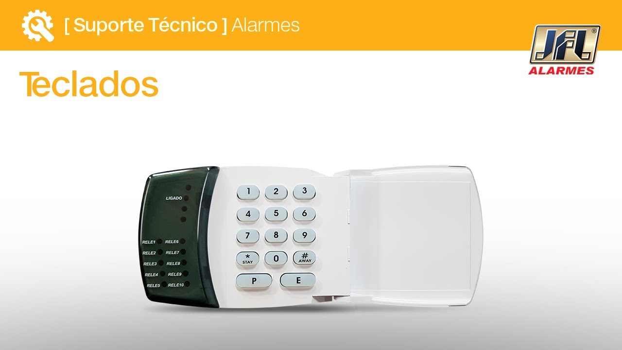 Como usar o teclado Access 1000 para armar e desarmar centrais de alarme JFL
