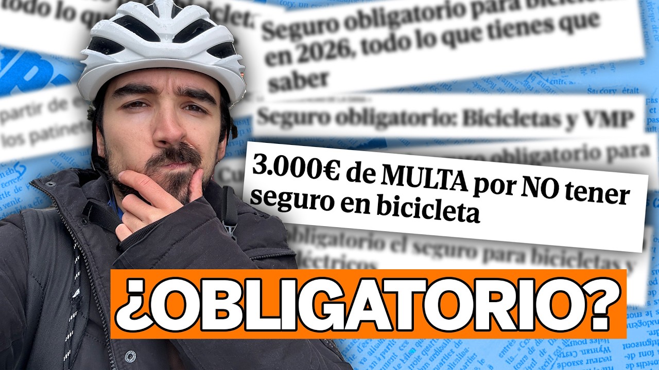 ¿Es obligatorio el SEGURO para BICICLETAS en 2026? ¿Y las eléctricas?