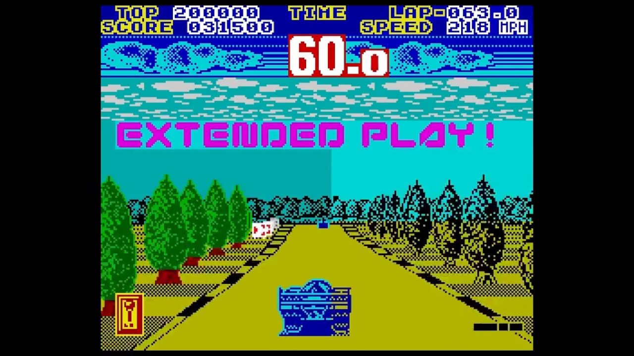 WEC Le Mans (ZX Spectrum with ZX ULAX) Splitscreen demo