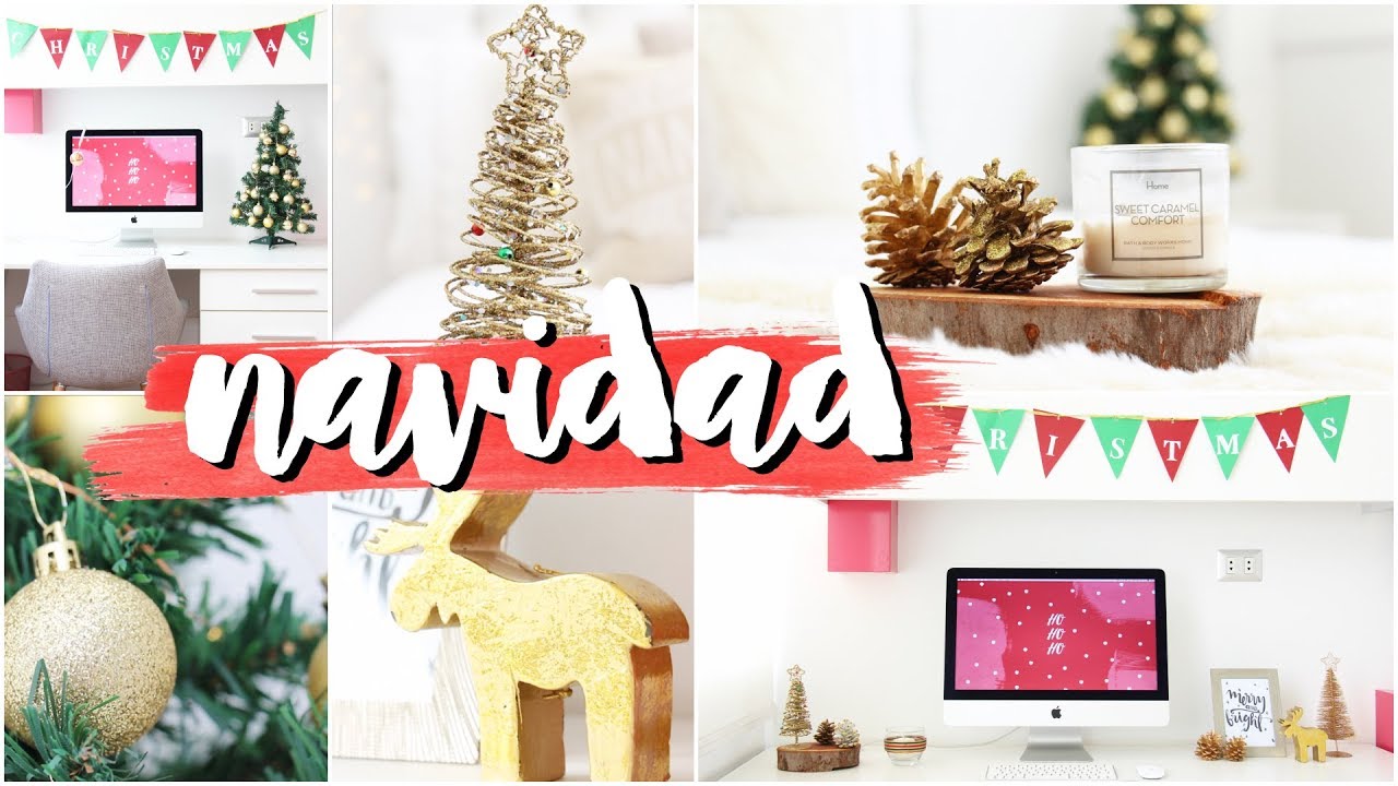 DIY: CÓMO DECORAR TU CUARTO PARA NAVIDAD + Ideas Fáciles, Trucos, Tips y Más!