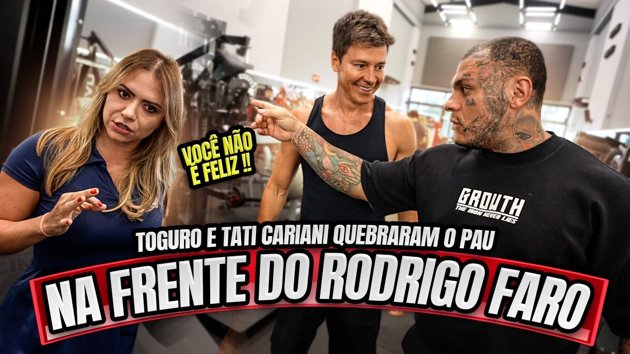 TOGURO E TATI CARIANI QUEBRARAM O PAU NA FRENTE DO RODRIGO FARO !!!