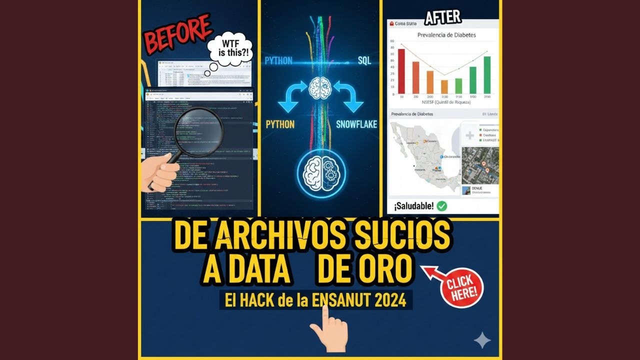 ENSANUT 2024: Ingeniería de Datos aplicada a la Salud Pública en México