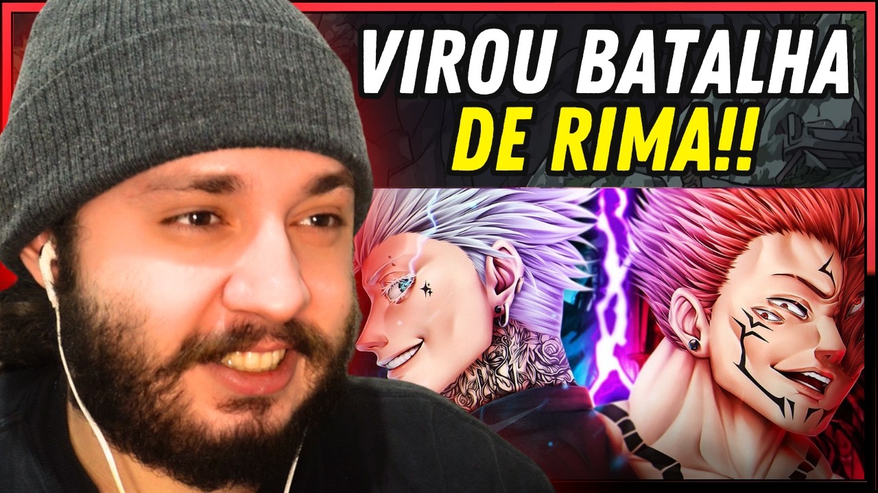 Sukuna e Gojo Trap ❤️💙 (Jujutsu Kaisen) | Reinado Vazio | Feat ‪@Shinezinofc‬ | REACT BAUEB