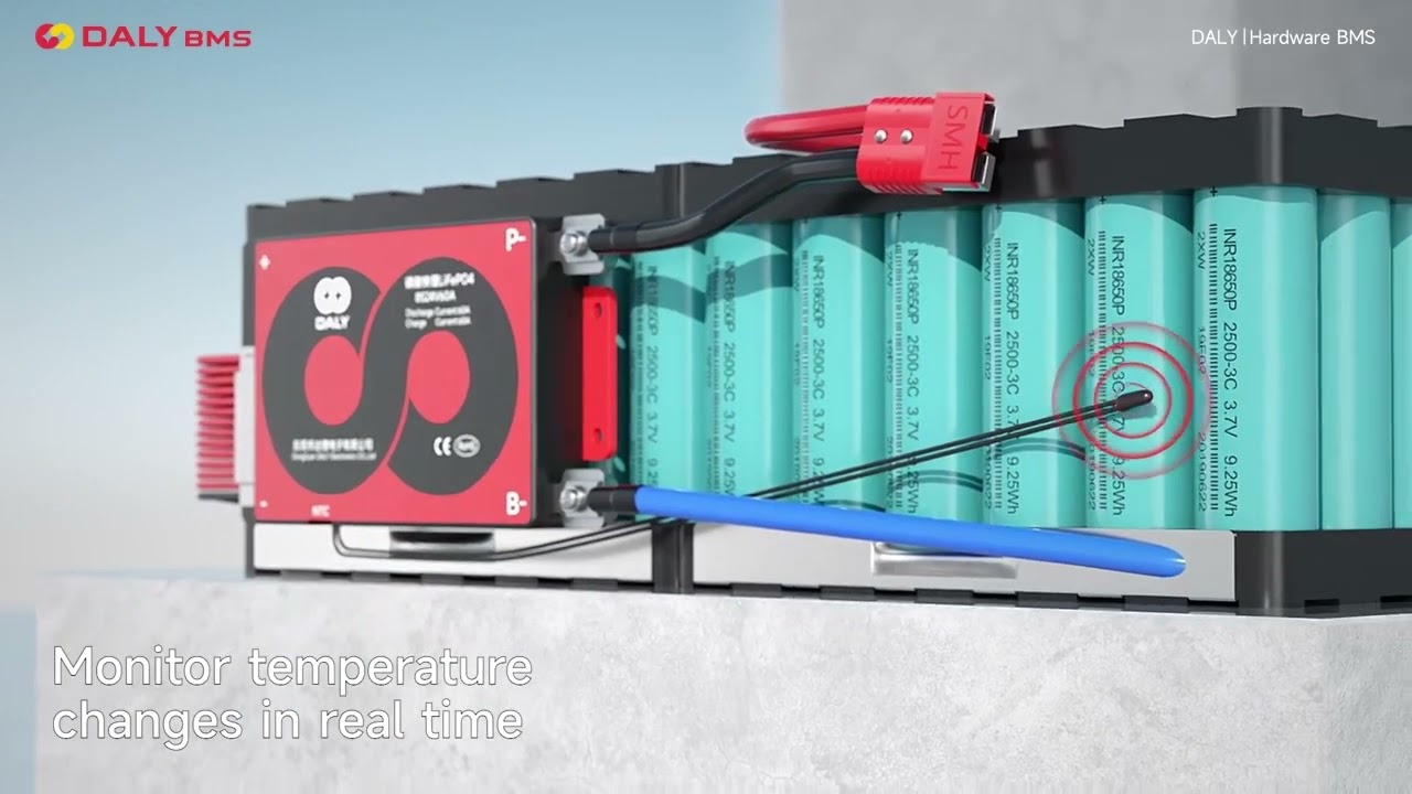 DALY BMS 10S 36V Li-ion BMS with NTC 7S 24V 13S 48V for 3.7V Power