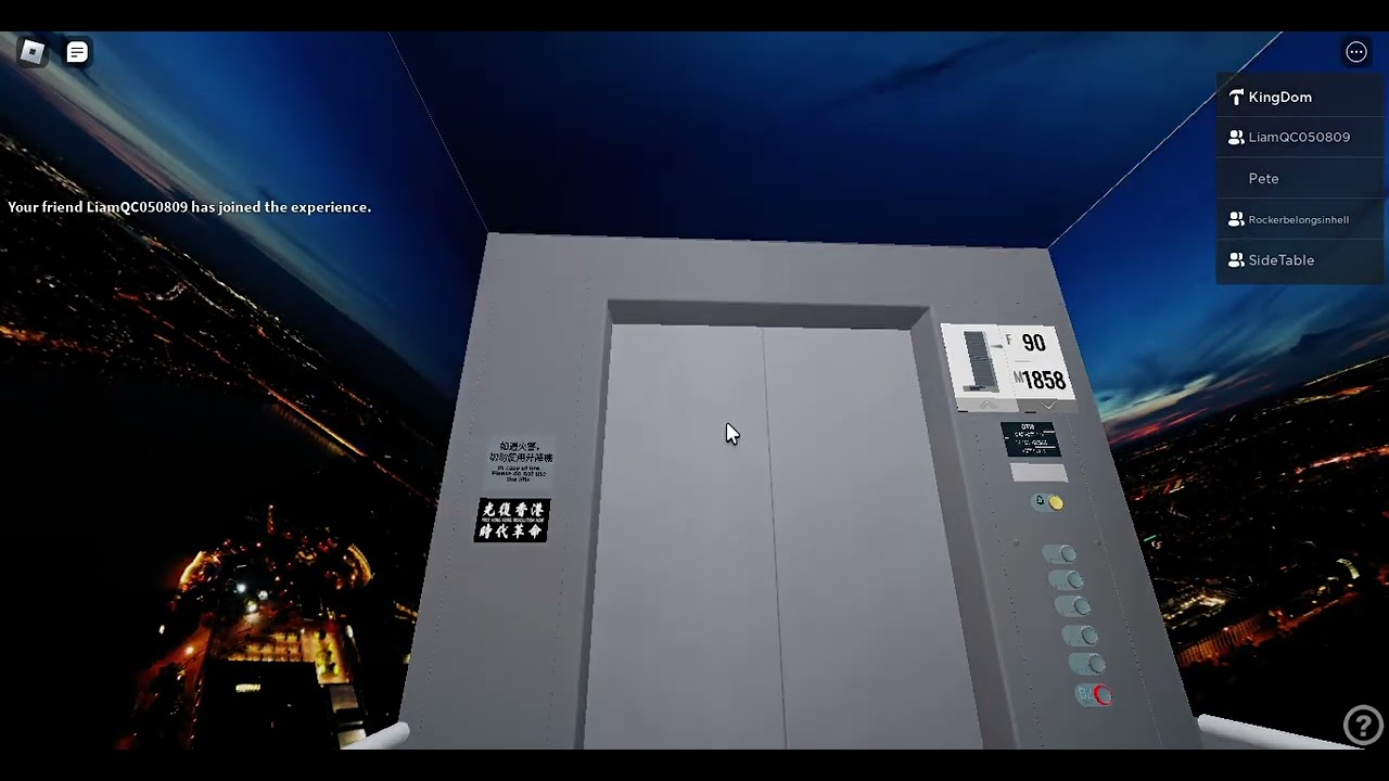 Roblox Lotte World Tower Going Down at Elevator #roblox #fyp