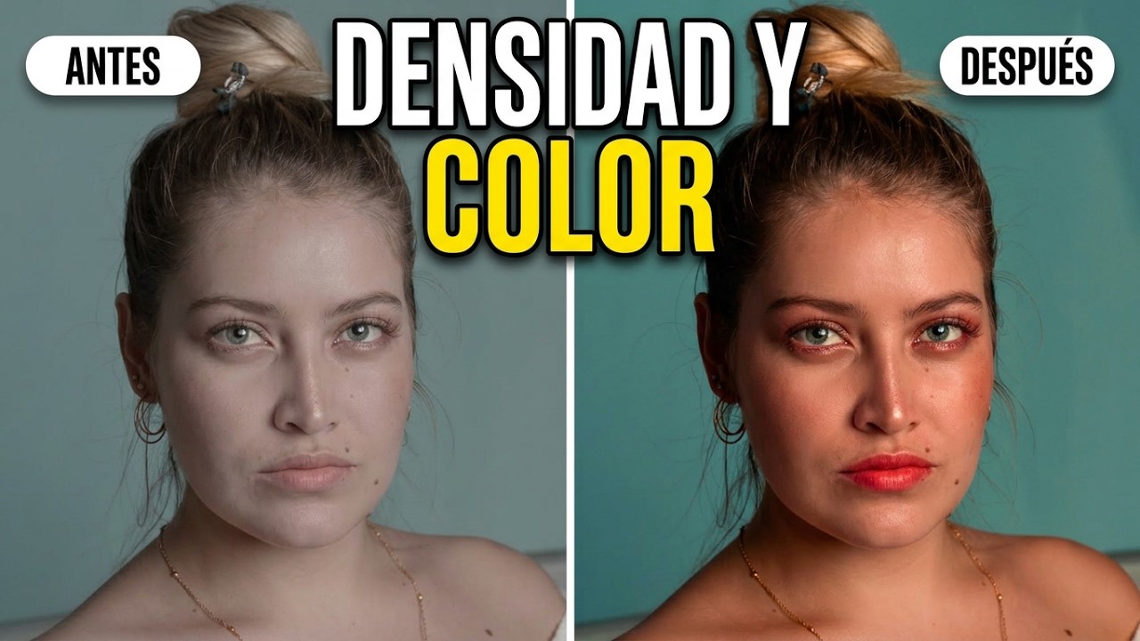 Densidad-Color y Tono De Piel En CAPTURE ONE (Revelado RAW De Retrato Femenino-en Pocos Pasos)