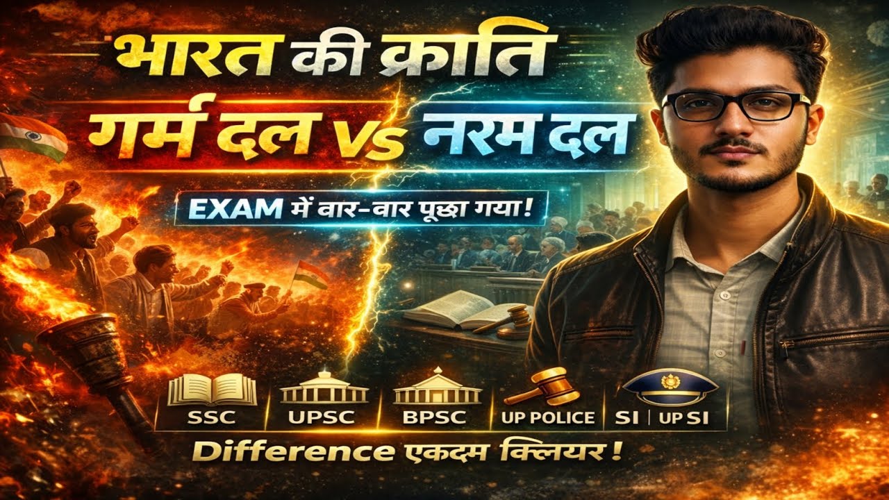 @गर्म दल और नरम दल /#SSC, UPSC, BPSC, UP Police, SI exams