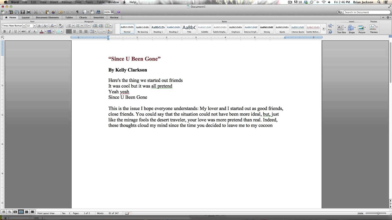 rewriting song lyrics