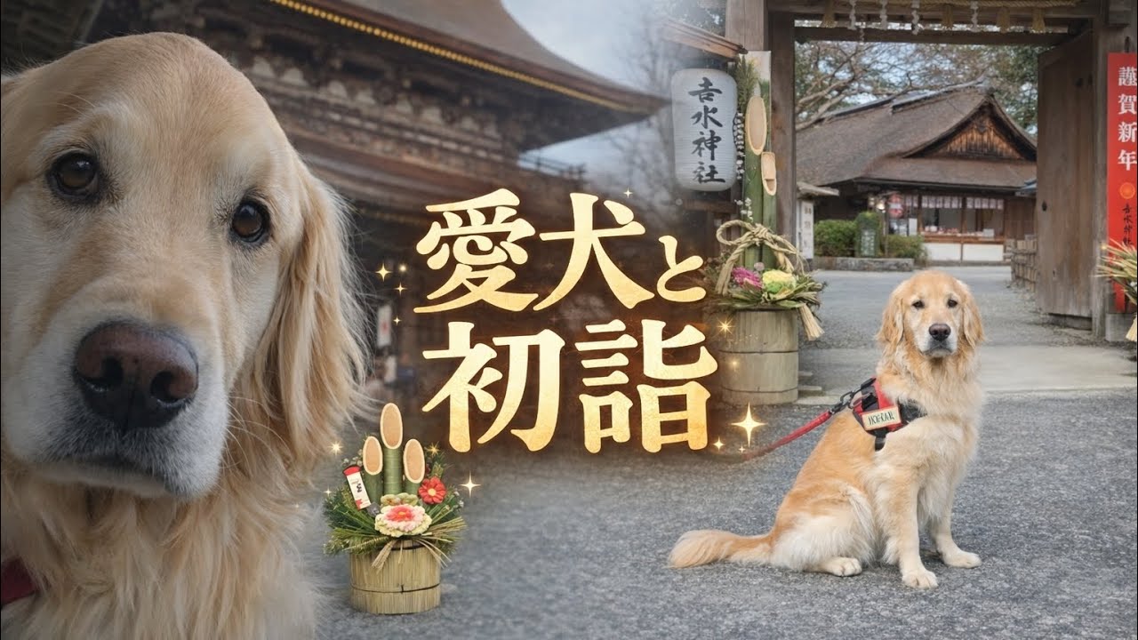 「初詣より撮影が長かった件（犬目線）」