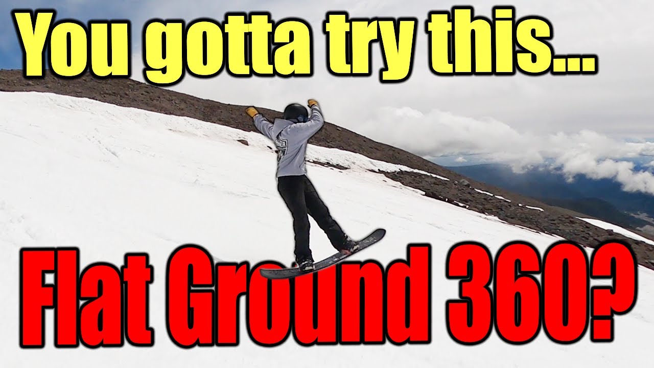 How to Frontside 360 A Snowboard | Flat Ground