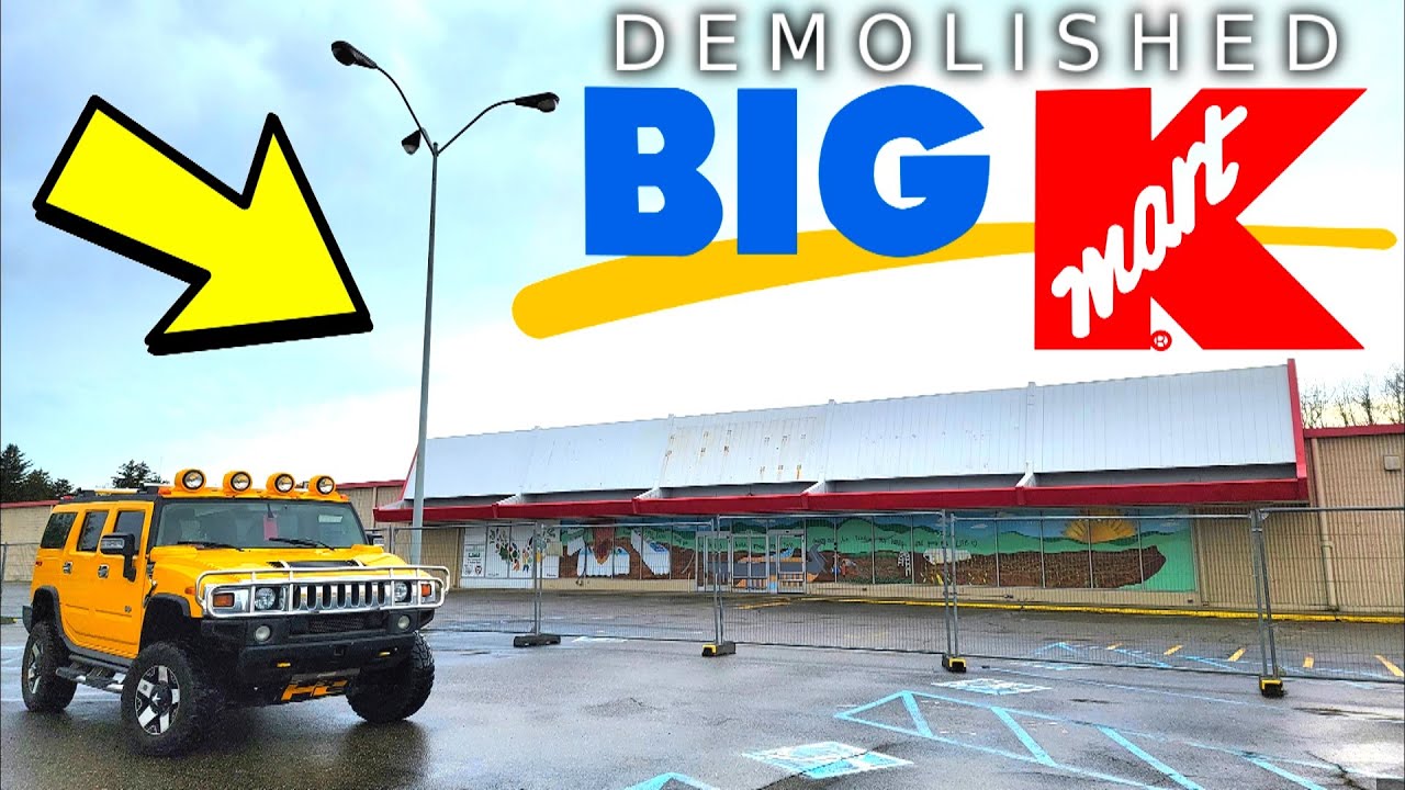 BIG K is GONE !! Demolition of the Abandoned Big Kmart in North Canton Ohio 2022 Update