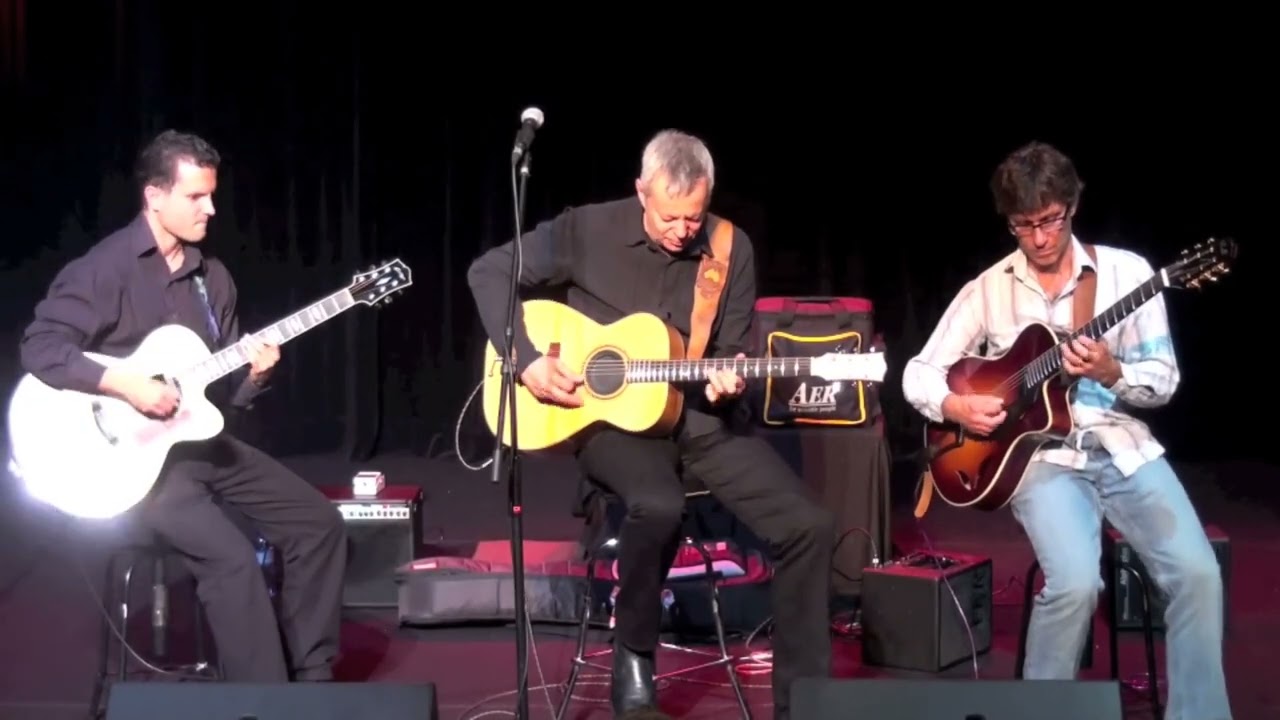 Tommy Emmanuel, Frank Vignola and Vinny Raniolo perform 