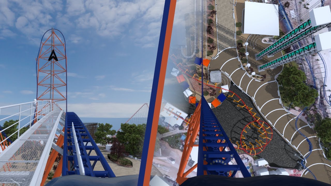POV | Top Thrill Dragster 2024 update June | Cedar Point | NoLimits 2