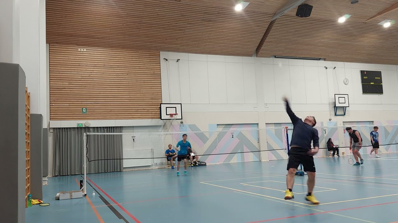 Badminton Match in 4K || MS-C || Tien Tung Nguyen vs Bong Kosol 