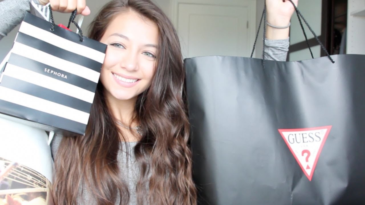 HUGE FALL TRY-ON HAUL 2015! SEPHORA, ARITZIA, GUESS, ADIDAS..//
