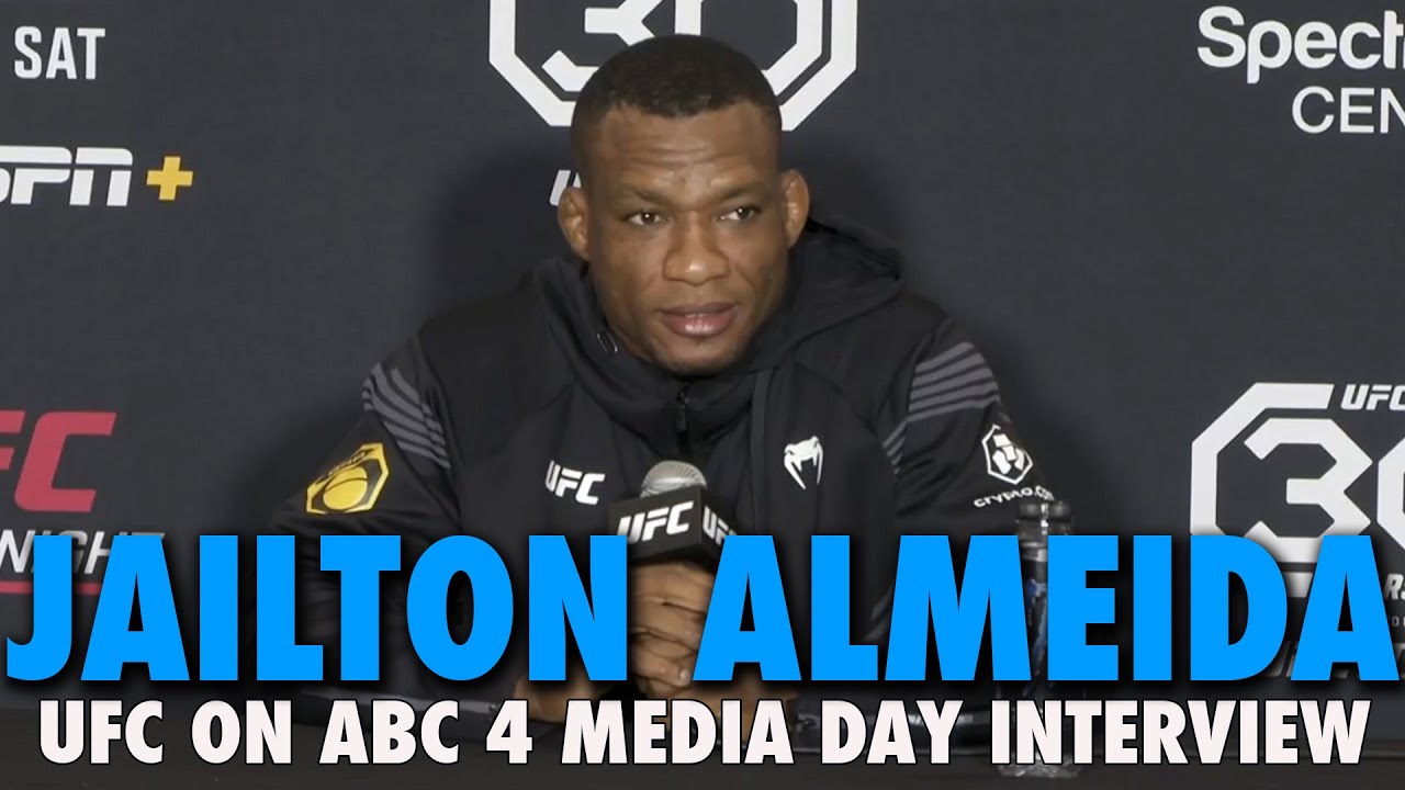 Jailton Almeida Continues to be 'Finish Oriented', Looking For Quick Knockout | UFC on ABC 4