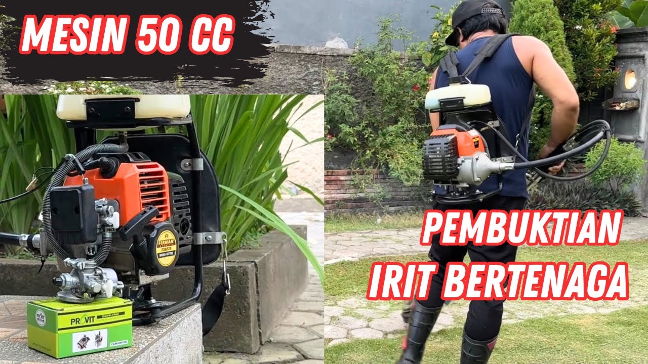 Lebih Irit Setelah Ganti Karbu,Mesin Rumput 52 cc Firman FGB528