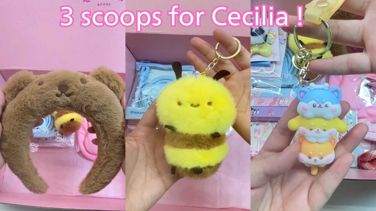 3 scoops for Cecilia! This is a customer from Mexico