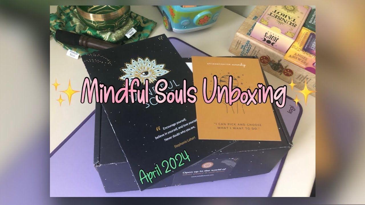 ✨Mindful Souls Unboxing✨APRIL 2024 || witchy unboxing 🌙🔮😌 #unboxing