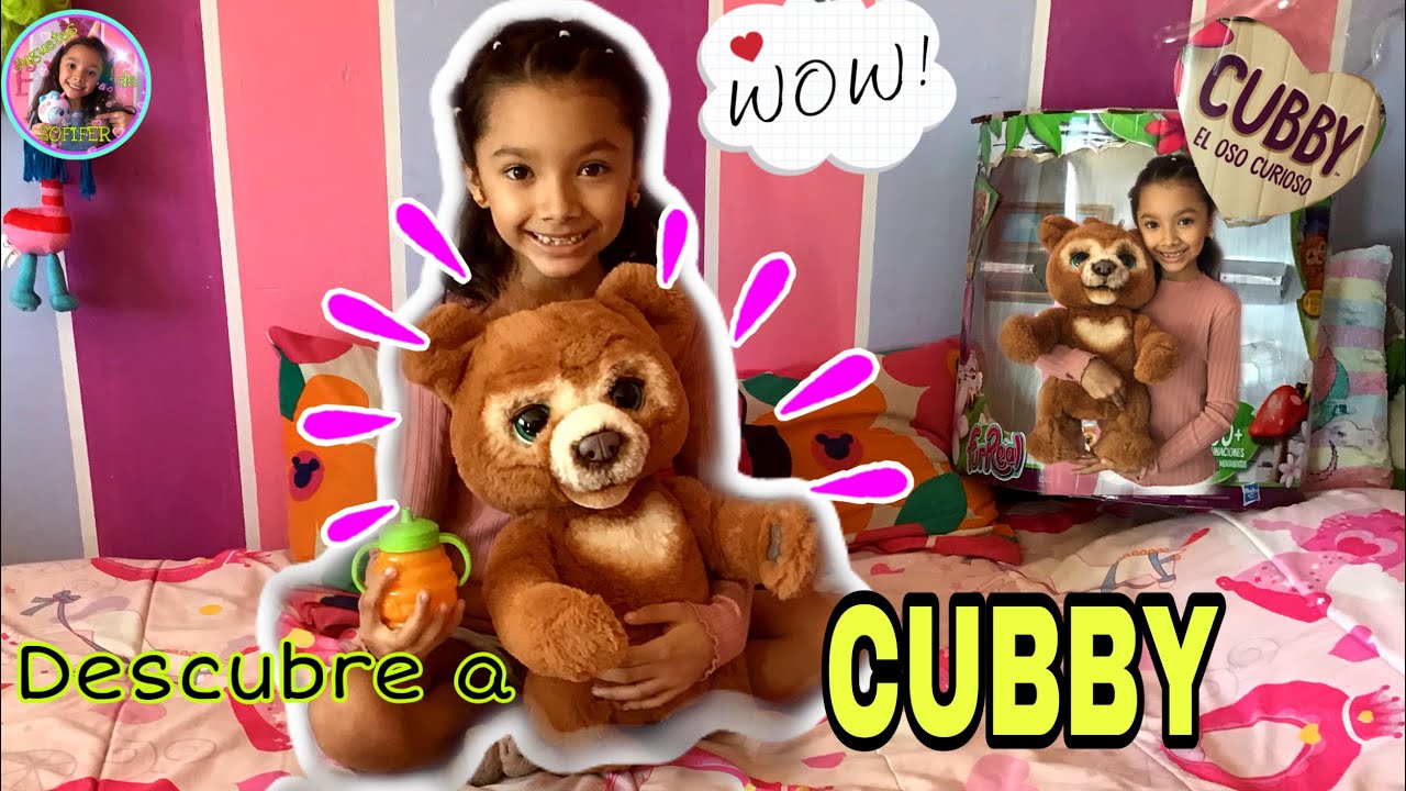Cubby el oso curioso | hasbro | furreal | cubby the curious bear | SOFIFER