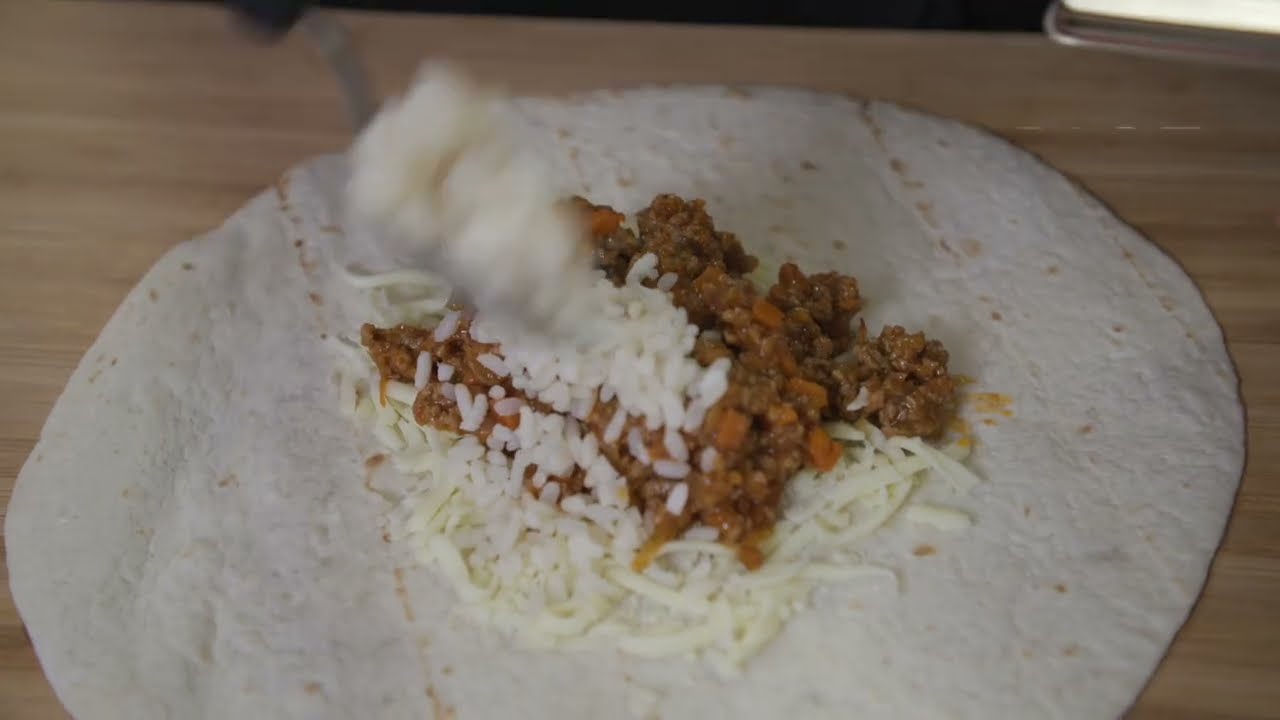 Burrito with pico de gallo - Recipe