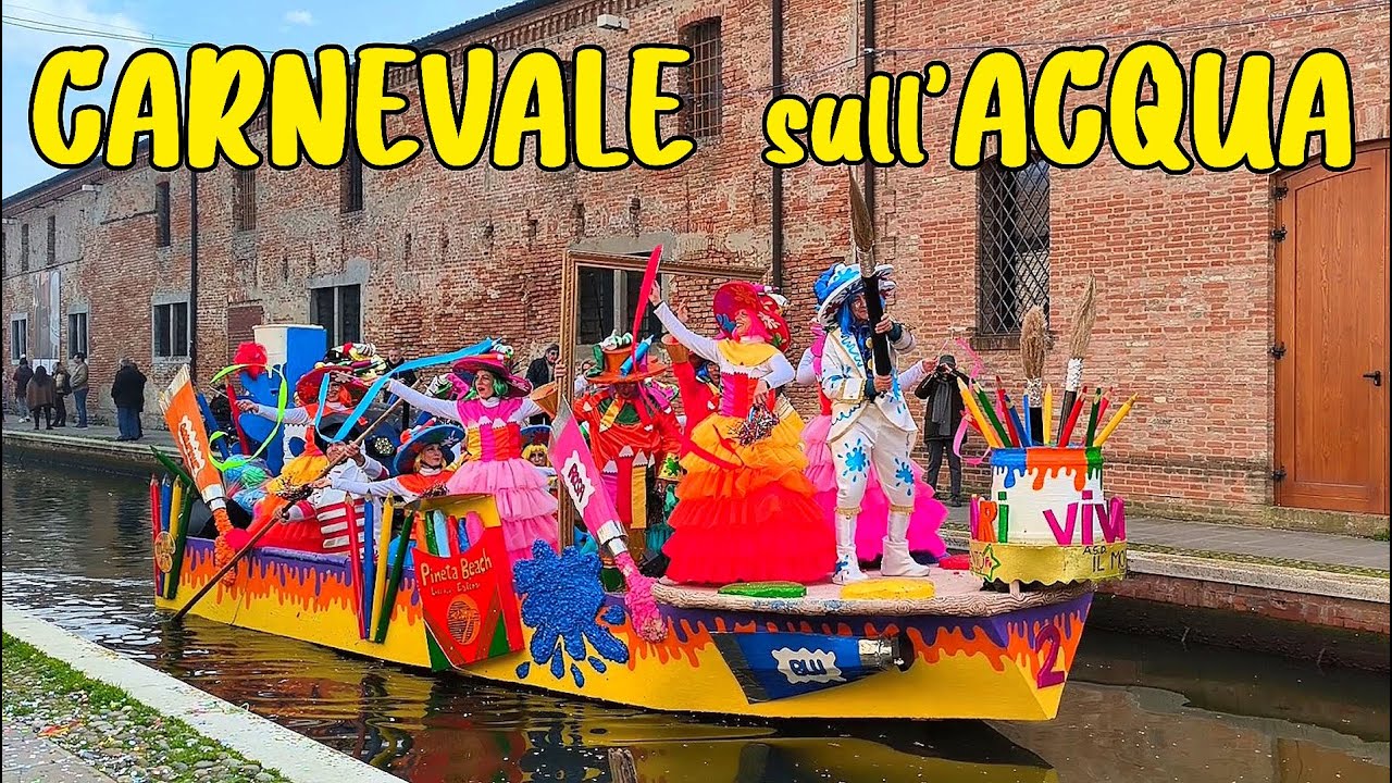 🎭🎉 CARNEVALE sull'ACQUA - IL CARNEVALE di COMACCHIO 🚣🏻‍♂️💃🏻 #carnevaledicomacchio