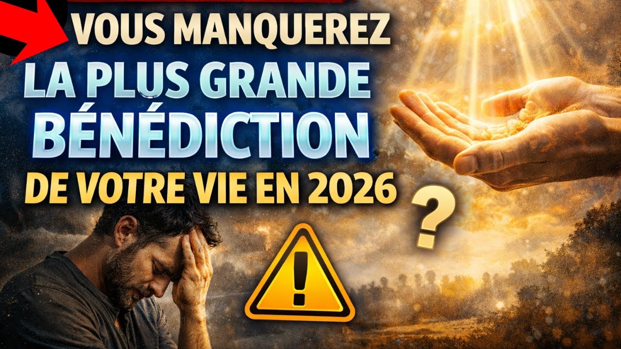 Ignorez ceci et vous manquerez la plus grande bénédiction de votre vie en 2026