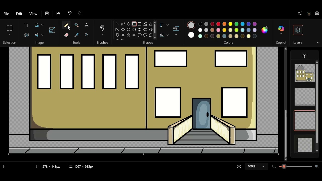 Drawing a House Pt. 5 (The final): Background