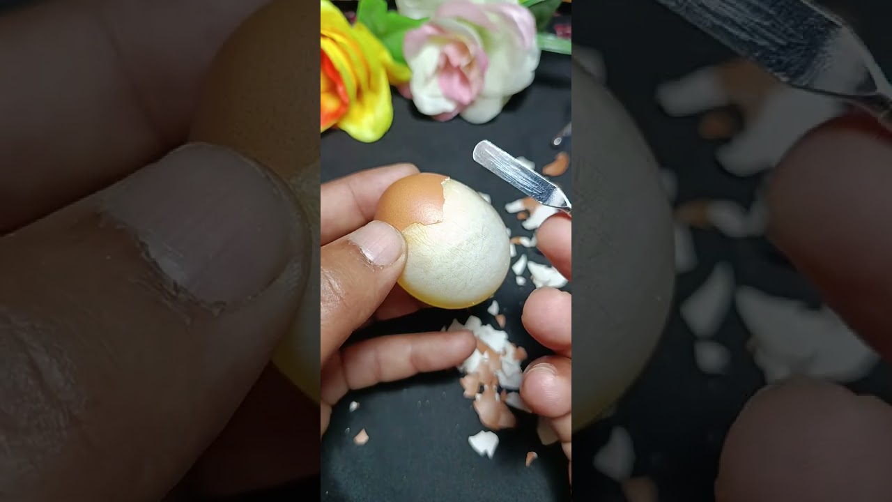 Raw Egg Peeling asmr & Name Writing | Fun & Satisfying