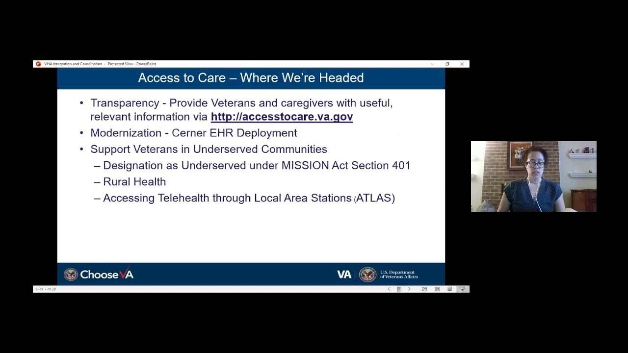 Introduction to the Veteran's Health Administration