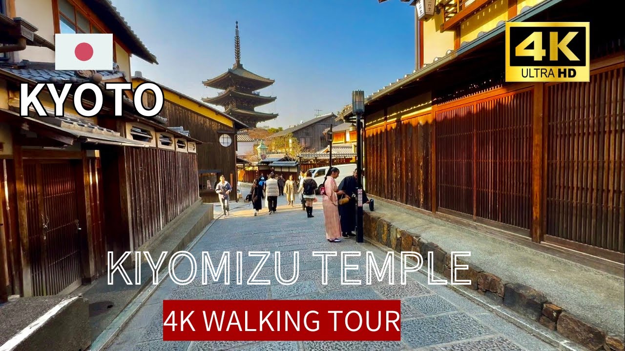 Walking Through Old Kyoto 🇯🇵 | Kiyomizu Temple Area in 4K