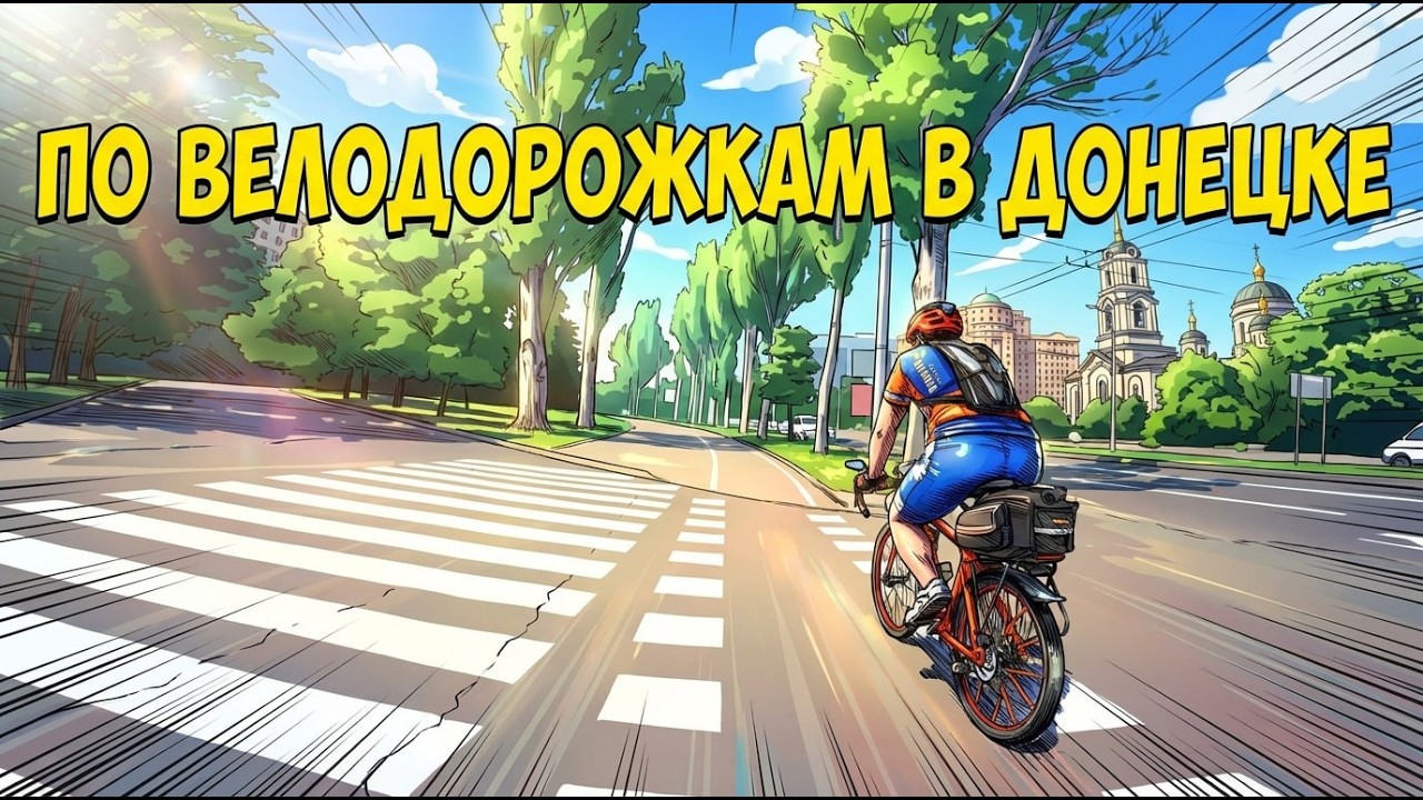 По велодорожкам Донецка?! 😮 Велодорожки в Донецке?
