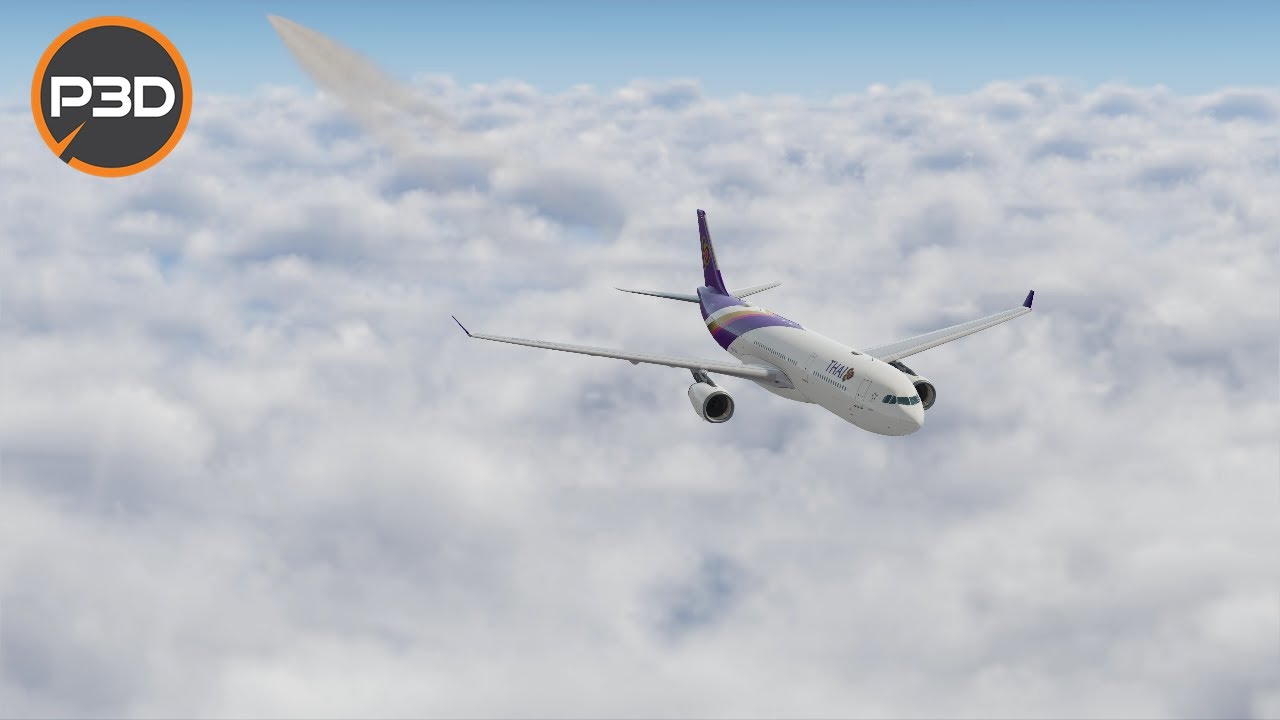 P3D v5.2 | Full Flight | Bangkok Suvarnabhumi (VTBS) - Jakarta Soekarno-Hatta | A333 | TG433