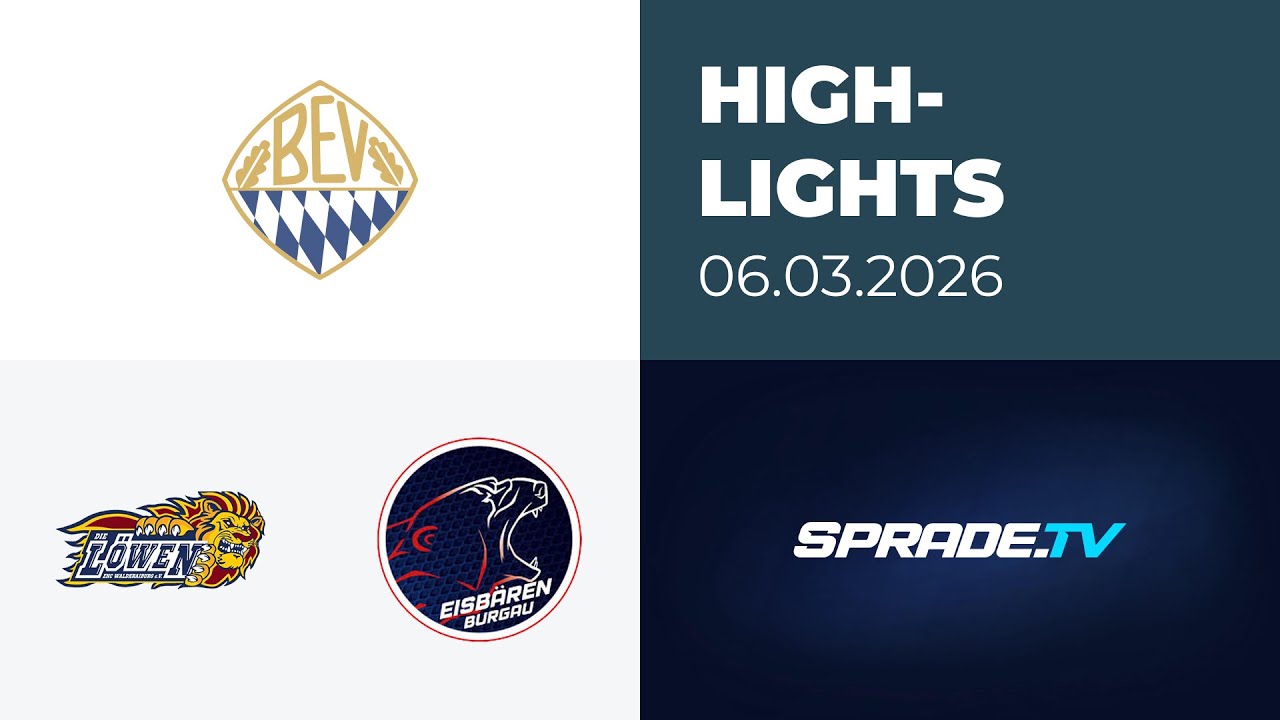 06.03.2026 - Highlights - EHC Waldkraiburg vs. ESV Burgau 2000