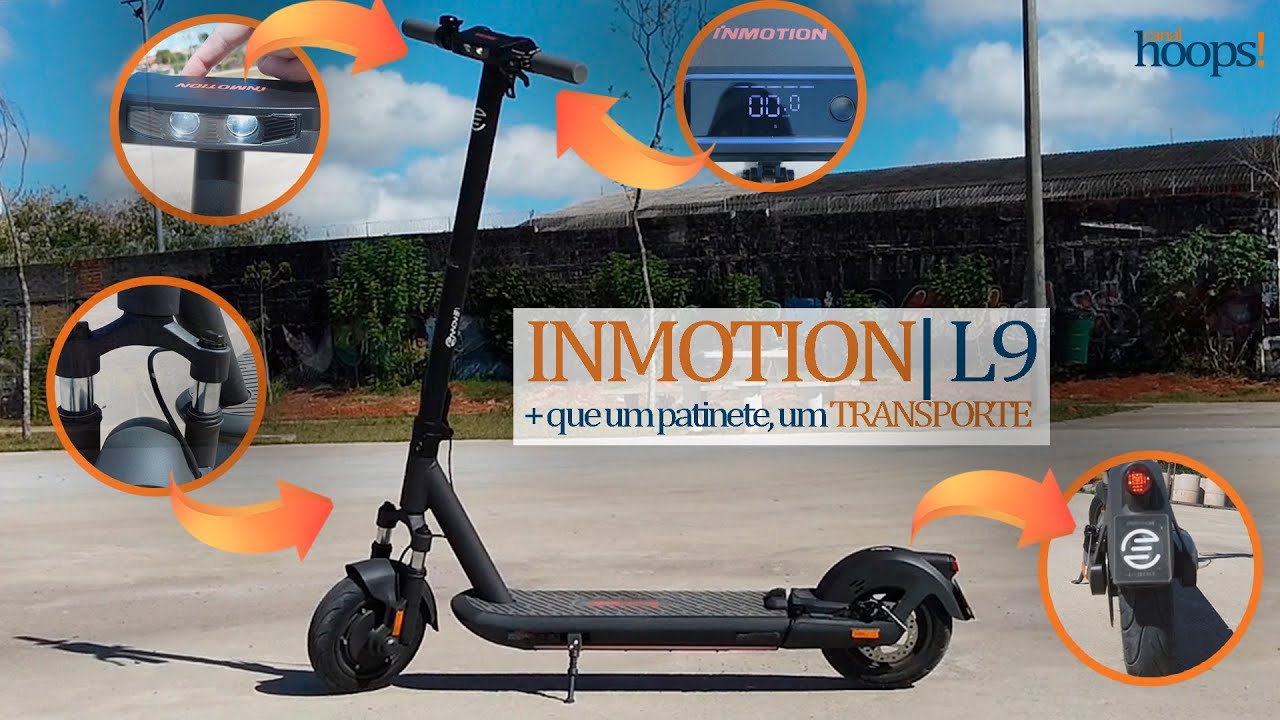 Patinete elétrico INMOTION L9 Altíssimo padrão com design, tecnologia e desempenho de 