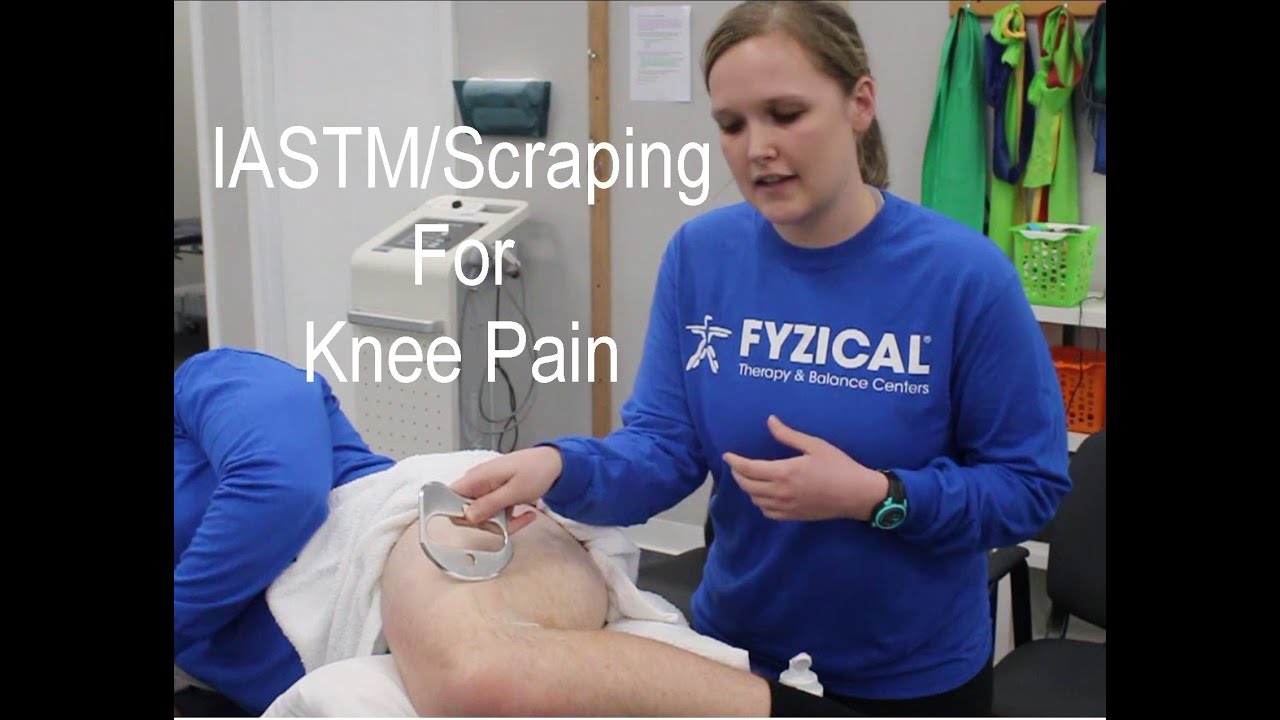 IASTM/Scraping for knee pain - ITBand, Quads and hamstrings
