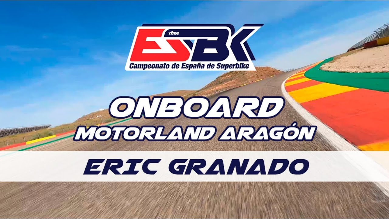 Motorland Aragón. GoPro Onboard Lap: Eric Granado. Honda CBR1000RRR