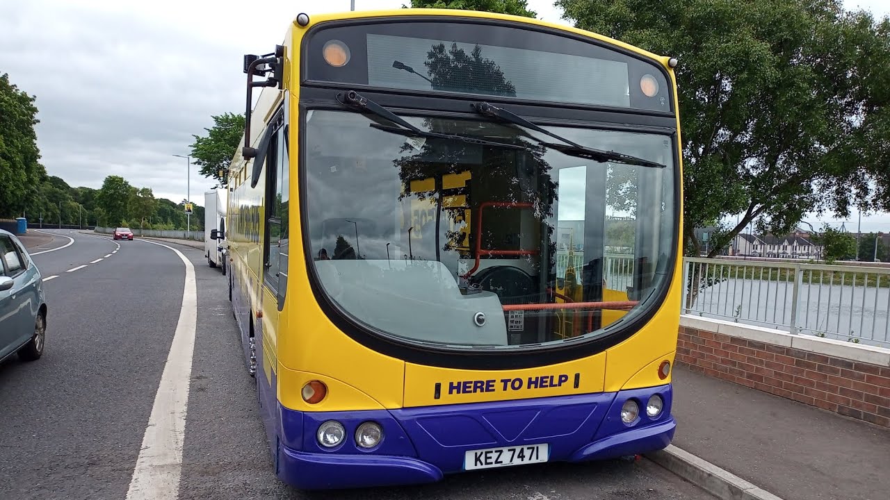 Ex Ulsterbus Scania Solar 2471 at Ormeau Embankment