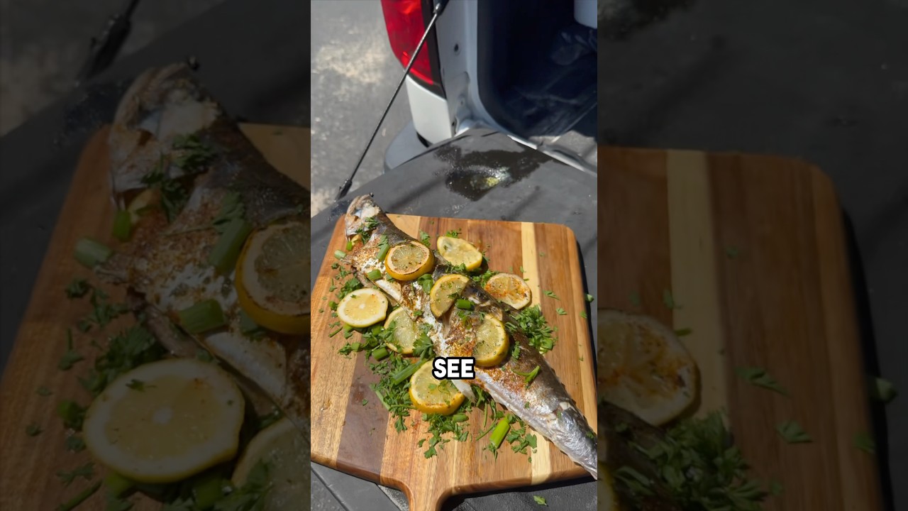 I Grilled the Mackerel WHOLE! #fishingvideo #catchandcook #saltwaterfix #fish