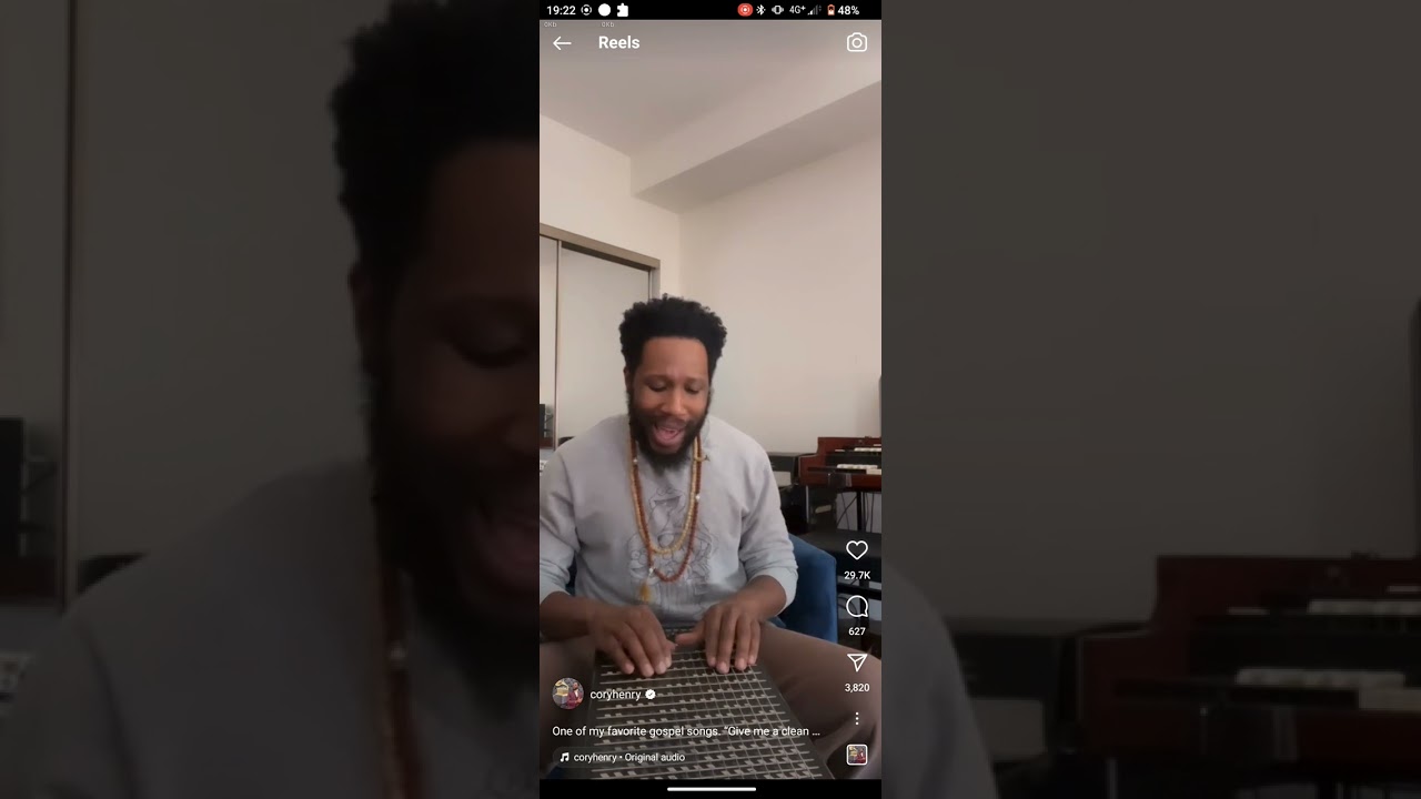 Give me a clean heart - Cory Henry on harpeji