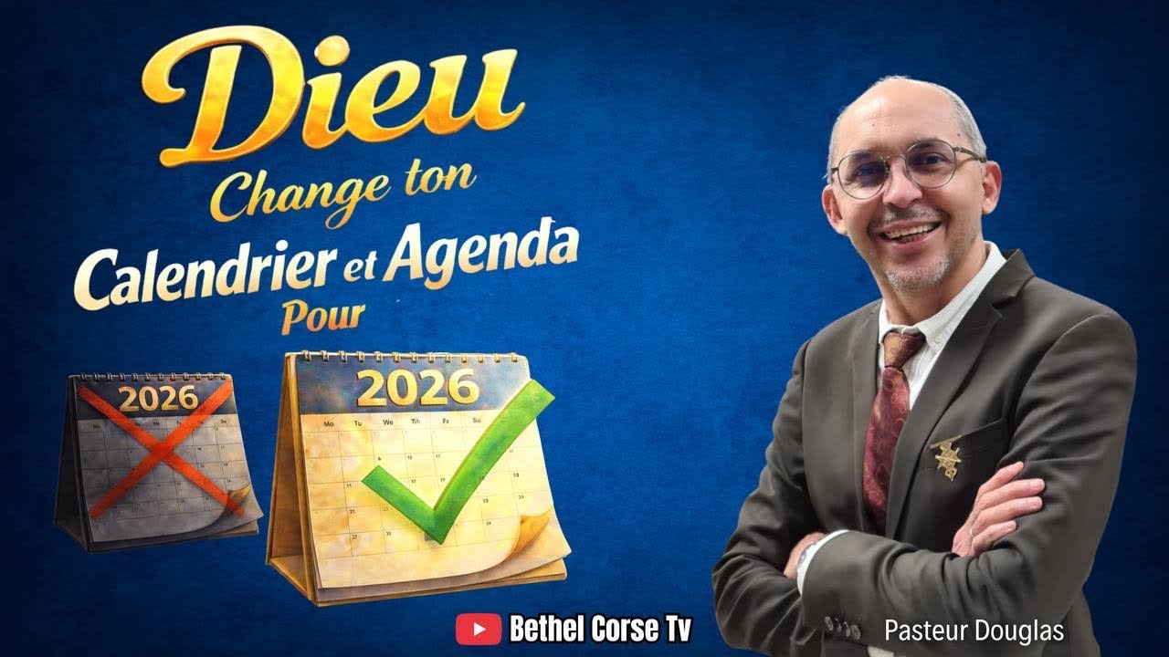 Dieu CHANGE ton Calendrier et Agenda de 2026