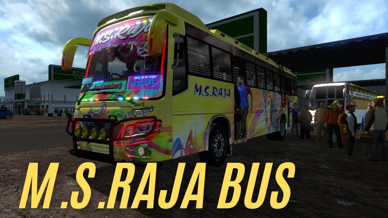 M.S. RAJA BUS MOD Euro Truck Simulator 2