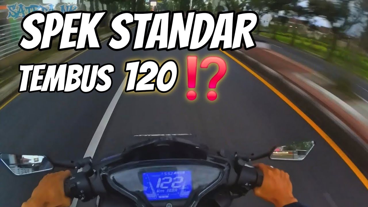 TEST SPEED AEROX 155 SPEK STANDAR | Bisa 120+ KM/JAM??