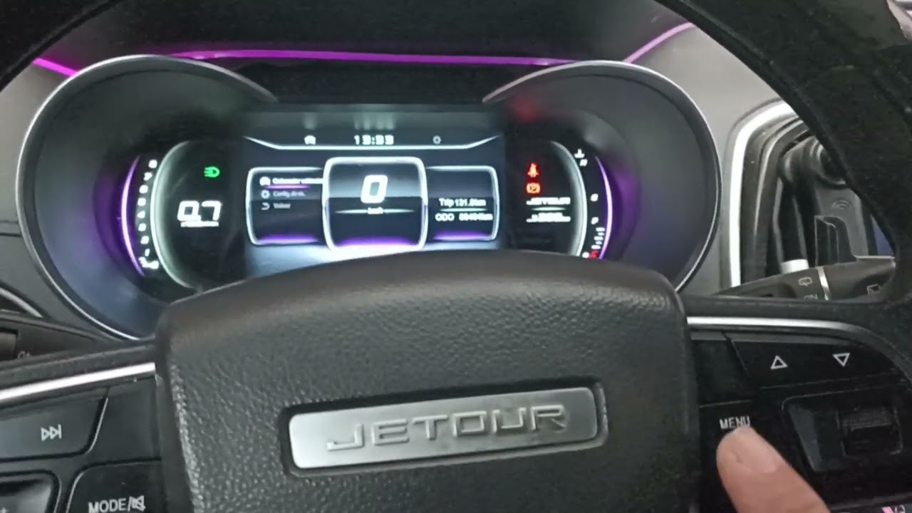 Reseteo de Trip y alerta mantención Jetour X70