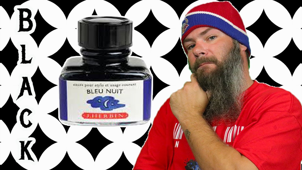 Чернила для перьевой ручки J Herbin Perle Noire 