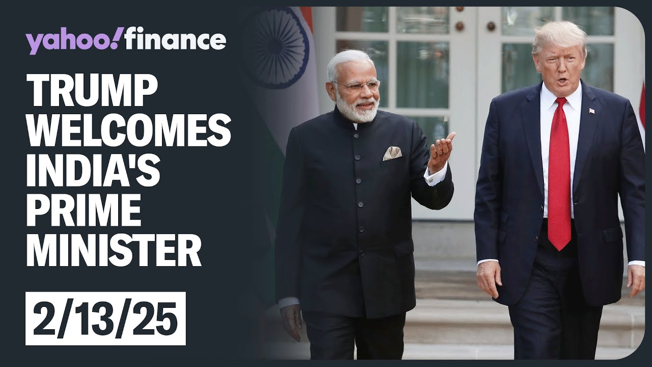 President Trump welcomes Indian Prime Minister Modi to the White House